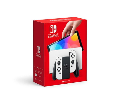 【新品】【ラッピング可】任天堂 Nintendo Switch ニンテンドースイッチ本体 有機ELモデル Joy-Con(L)/(R) ホワイト HEG-S-KAAAA